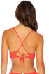 Luli Fama Pura Curiosidad HALTER CROSS BACK BUSTIER TOP